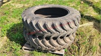 (2) Firestone 14.9R34 - 380/85R34 Tractor Tires