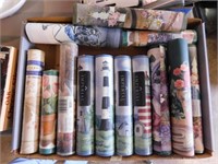 13 rolls of wallpaper border, 8 unopened, longest