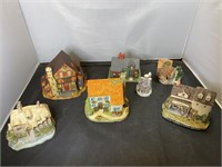 7 Piece Fall Villiage Display