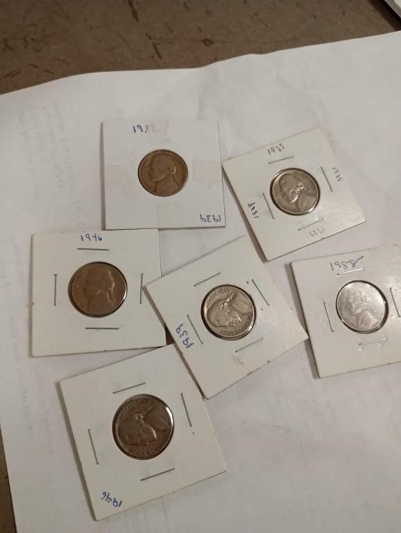 Nickels 1939, 46, 58