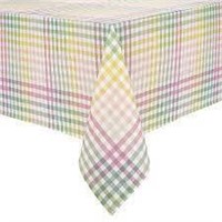 Spring Jubilee Plaid Tablecloth, Oblong 60"x84" +