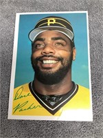 Topps 1981 Dave Parker (5x7) Card w/ Signature
