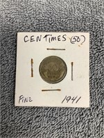 1941 France 50 Centimes Coin