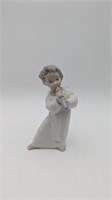 LLADRO ANGLE WITH FLUTE