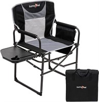 SunnyFeel Camping Director Chair, Portable Folding