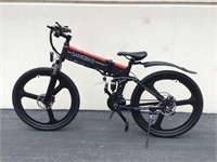 SAMEBIKE M-Nine Folding Electric Bicycle. Like