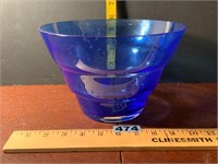 Kosta Boda Art Glass Bowl Signed Ann Wahlstrom