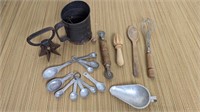 VINTAGE AND ANTIQUE COOKING AND BAKING UTENSILS