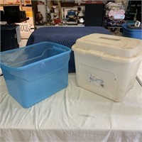 Blue & Clear Totes