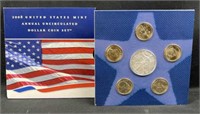 1oz Silver Eagle in 2008 Annual Dollar 6 Piece Set