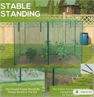 10 x 6.5ft Crop Cages for Garden, Plant Protectors