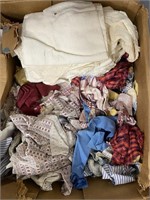 Box of Fabric Scraps