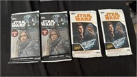 STAR WARS: ROGUE ONE SERIES TRADING CARDS 4 PER PA
