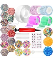 New, 3 Pack Nano Tape Bubble Kit: Double Sided