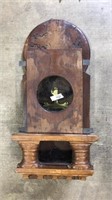 ANTIQUE WOODEN WALL CLOCK FRAME