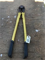 One Pair Yellow Handle Bolt Cutters
