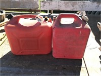 Two 5 Gallon Gas Cans