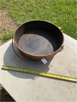 # 14 Cast Iron footed Dutch oven / skillet