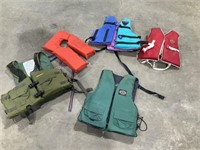 Life jackets, 2 adult, 3 youth