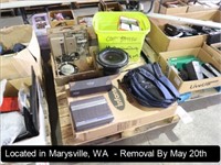 LOT, ASSORTED ELECTRONICS ON THIS PALLET