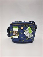 Fit+Fresh lunch tote blue w/ dinosaurs