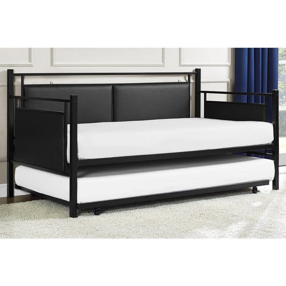 Astoria Metal Daybed & Trundle in Black