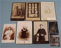 29 Cabinet Card Photos + 2 Tintypes