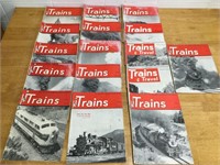 16 Trains Magazines 1950-51