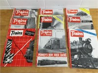 9 Trains Magazines 1952-54