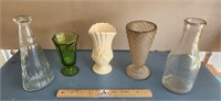 5 Vintage Vases