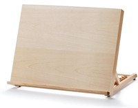 ADJUSTABLE WOOD TABLETOP PAINTING EASEL WITH