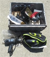Portable vacuum, heat gun, drill bits etc.