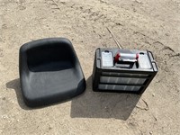 Organizer and Tractor Seat
