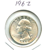 1962 Silver Washington Quarter