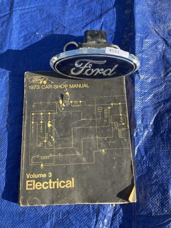 Ford hitch cover & 1973 Ford manual Electrical