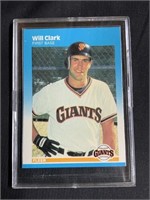 FLEER 1987 WILL CLARK EOOKIE