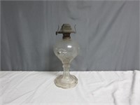 *Very Old Glass Lantern Base No Lamp Very Ornate