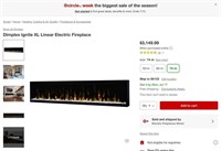 W8115  Dimplex Ignite XL 74" Elec Fireplace