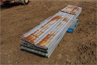 (38) Tin Sheeting, Approx 26"x 12Ft