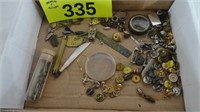 Tags / Pins / Jewelry Pieces & Parts Lot