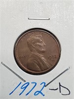 High Grade 1972-D Lincoln Penny