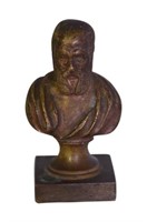 Small Bronze Bust Man
