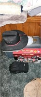 Hats gloves locksets &suitcase