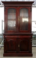 Large Vintage Mahogany China Cabinet