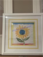 Alfred Alexander Gockel Framed Sunflower Print