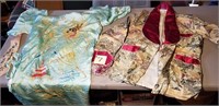 2 Silk Kimonos Woman, Men & Tie brought