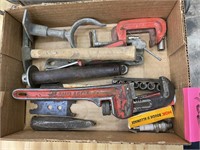 PIPE WRENCH - TACK HAMMER = MORE