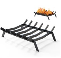 17" Fireplace Grate, Heat Resistance Solid Steel