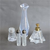 Vintage Glass -S&P's, Perfume Spritz, Bud Vase