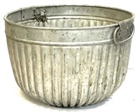 Vintage Aluminum Bushel Basket
